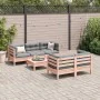 Set de sofás jardín 6 pzas con cojines madera abeto Douglas by , Garden sets - Ref: Foro24-3299295, Price: 476,32 €, Discount: %