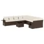 Set Gartensofas 11 Stück Kissen synthetisches Rattan braun von , Gartensets - Ref: Foro24-3220722, Preis: 714,36 €, Rabatt: %
