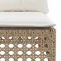 Sillón de esquina de jardín con cojines ratán sintético beige by , Outdoor sofas - Ref: Foro24-365925, Price: 107,18 €, Disco...
