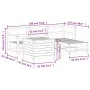 Juego de sofás de jardín 5 piezas madera maciza de pino von , Gartensets - Ref: Foro24-3250500, Preis: 292,01 €, Rabatt: %