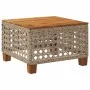 Mesa de jardín ratán sintético madera acacia beige 55x55x36 cm von , Gartentische - Ref: Foro24-365931, Preis: 66,44 €, Rabat...