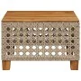 Mesa de jardín ratán sintético madera acacia beige 55x55x36 cm von , Gartentische - Ref: Foro24-365931, Preis: 66,44 €, Rabat...