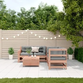 Juego de muebles jardín 5 pzas y cojines madera abeto Douglas by , Garden sets - Ref: Foro24-3250818, Price: 573,65 €, Discou...
