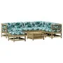Juego de muebles jardín 8 pzas y cojines madera pino impregnada de , Conjuntos de jardín - Ref: Foro24-3250627, Precio: 841,4...