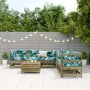 Juego de muebles jardín 6 pzas y cojines madera pino impregnada von , Gartensets - Ref: Foro24-3250811, Preis: 687,45 €, Raba...