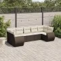 Juego de sofás de jardín 7 piezas con cojines ratán PE marrón von , Gartensets - Ref: Foro24-3254130, Preis: 489,53 €, Rabatt: %