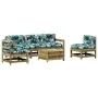 Juego de muebles jardín 6 pzas y cojines madera pino impregnada by , Garden sets - Ref: Foro24-3250743, Price: 539,91 €, Disc...