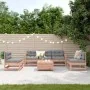 Juego de muebles jardín 6 pzas y cojines madera abeto Douglas de , Conjuntos de jardín - Ref: Foro24-3250734, Precio: 615,91 ...