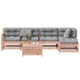 Juego de muebles jardín 6 pzas y cojines madera abeto Douglas de , Conjuntos de jardín - Ref: Foro24-3250982, Precio: 499,77 ...
