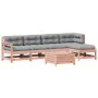 Juego de muebles jardín 6 pzas y cojines madera abeto Douglas de , Conjuntos de jardín - Ref: Foro24-3250982, Precio: 499,77 ...