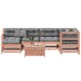 Juego de muebles jardín 7 pzas y cojines madera abeto Douglas de , Conjuntos de jardín - Ref: Foro24-3250954, Precio: 671,89 ...