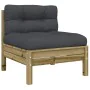 Set de sofás jardín 5 pzas con cojines madera pino impregnada von , Gartensets - Ref: Foro24-3299440, Preis: 489,83 €, Rabatt: %