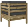 Set de sofás jardín 5 pzas con cojines madera pino impregnada von , Gartensets - Ref: Foro24-3299440, Preis: 489,83 €, Rabatt: %