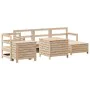 Juego de sofás de jardín 7 piezas madera maciza de pino von , Gartensets - Ref: Foro24-3250516, Preis: 463,53 €, Rabatt: %