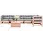 Juego de sofás de jardín 7 pzas madera maciza de abeto Douglas by , Garden sets - Ref: Foro24-3250866, Price: 422,47 €, Disco...