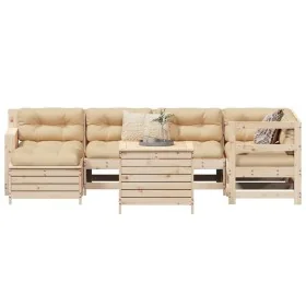 Juego de sofás de jardín 7 piezas madera maciza de pino von , Gartensets - Ref: Foro24-3250968, Preis: 455,25 €, Rabatt: %