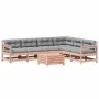 Juego de muebles jardín 7 pzas y cojines madera abeto Douglas von , Gartensets - Ref: Foro24-3250902, Preis: 668,79 €, Rabatt: %