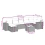 Set sofás de jardín 8 piezas y cojines ratán sintético marrón by , Garden sets - Ref: Foro24-3264449, Price: 525,29 €, Discou...