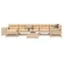 Juego de sofás de jardín 9 pzas madera maciza de pino von , Gartensets - Ref: Foro24-3250692, Preis: 482,27 €, Rabatt: %