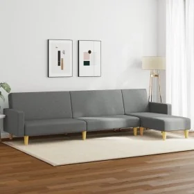 Juego de sofás 2 piezas tela gris oscuro by , Sofas - Ref: Foro24-3216301, Price: 412,08 €, Discount: %