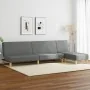 Juego de sofás 2 piezas tela gris oscuro by , Sofas - Ref: Foro24-3216292, Price: 392,48 €, Discount: %