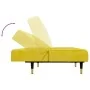 Juego de sofás 2 piezas terciopelo amarillo by , Sofas - Ref: Foro24-3216299, Price: 412,83 €, Discount: %