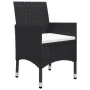 Set de bistró jardín 3 pzas ratán sintético madera maciza negro von , Gartensets - Ref: Foro24-3095935, Preis: 183,77 €, Raba...