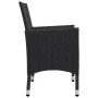 Set de bistró jardín 3 pzas ratán sintético madera maciza negro von , Gartensets - Ref: Foro24-3095935, Preis: 183,77 €, Raba...
