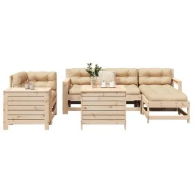 Juego de sofás de jardín 7 piezas madera maciza de pino by , Garden sets - Ref: Foro24-3250540, Price: 433,65 €, Discount: %