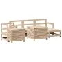 Juego de sofás de jardín 7 piezas madera maciza de pino von , Gartensets - Ref: Foro24-3250540, Preis: 433,33 €, Rabatt: %