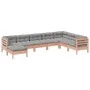 Set de sofás jardín 8 pzas con cojines madera de abeto Douglas by , Garden sets - Ref: Foro24-3299579, Price: 797,38 €, Disco...