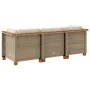 Sofá de jardín de 3 plazas con cojines ratán sintético beige by , Outdoor sofas - Ref: Foro24-365919, Price: 244,55 €, Discou...