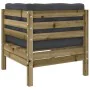 Set de sofás jardín 9 pzas con cojines madera pino impregnada by , Garden sets - Ref: Foro24-3299518, Price: 834,85 €, Discou...