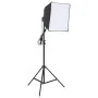 Kit iluminación de estudio fotográfico con fondos y reflector by , Flashes and studio lighting - Ref: Foro24-190242, Price: 1...