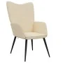Sillón de relax de tela crema by , Armchairs - Ref: Foro24-327943, Price: 100,04 €, Discount: %
