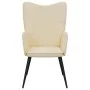 Sillón de relax de tela crema by , Armchairs - Ref: Foro24-327943, Price: 100,04 €, Discount: %