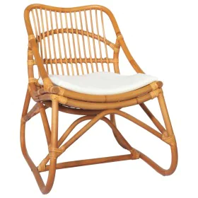 Silla de ratán lino marrón claro by , Armchairs - Ref: Foro24-325483, Price: 173,64 €, Discount: %