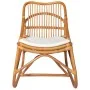 Silla de ratán lino marrón claro by , Armchairs - Ref: Foro24-325483, Price: 173,64 €, Discount: %