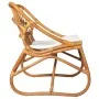 Silla de ratán lino marrón claro by , Armchairs - Ref: Foro24-325483, Price: 173,64 €, Discount: %