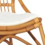 Silla de ratán lino marrón claro by , Armchairs - Ref: Foro24-325483, Price: 173,64 €, Discount: %