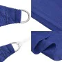 Toldo de vela triangular HDPE azul 160 g/m² 4x5x5 m von , Sonnenschirme - Ref: Foro24-311536, Preis: 30,31 €, Rabatt: %