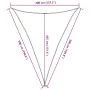 Toldo de vela triangular HDPE azul 160 g/m² 4x5x5 m von , Sonnenschirme - Ref: Foro24-311536, Preis: 30,31 €, Rabatt: %