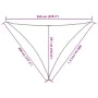 Toldo de vela triangular HDPE azul 160 g/m² 4x4x5,8 m von , Sonnenschirme - Ref: Foro24-311534, Preis: 27,43 €, Rabatt: %