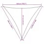Toldo de vela triangular HDPE naranja 160 g/m² 5x5x5 m von , Sonnenschirme - Ref: Foro24-311702, Preis: 32,07 €, Rabatt: %
