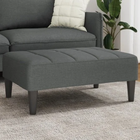 Fußstütze aus dunkelgrauem Stoff 77x55x31 cm von , Osmanen - Ref: Foro24-4007381, Preis: 67,93 €, Rabatt: %