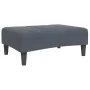 Reposapiés de terciopelo gris oscuro 77x55x31 cm by , Ottomans - Ref: Foro24-4007376, Price: 67,28 €, Discount: %