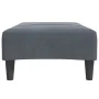 Reposapiés de terciopelo gris oscuro 77x55x31 cm by , Ottomans - Ref: Foro24-4007376, Price: 67,28 €, Discount: %
