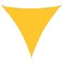 Toldo de vela triangular HDPE amarillo 160 g/m² 4x4x4 m by , Umbrellas - Ref: Foro24-311588, Price: 25,95 €, Discount: %