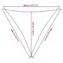 Toldo de vela triangular HDPE amarillo 160 g/m² 4x4x4 m by , Umbrellas - Ref: Foro24-311588, Price: 25,95 €, Discount: %