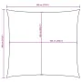 Toldo de vela cuadrado tela Oxford naranja 7x7 m de , Sombrillas - Ref: Foro24-135693, Precio: 149,99 €, Descuento: %